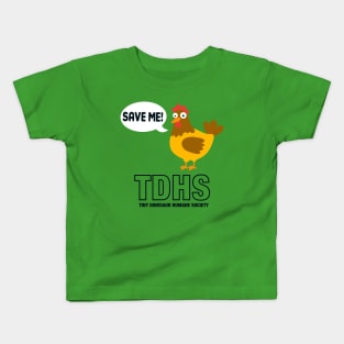 Tiny Dinosaur Humane Society Kids T-Shirt